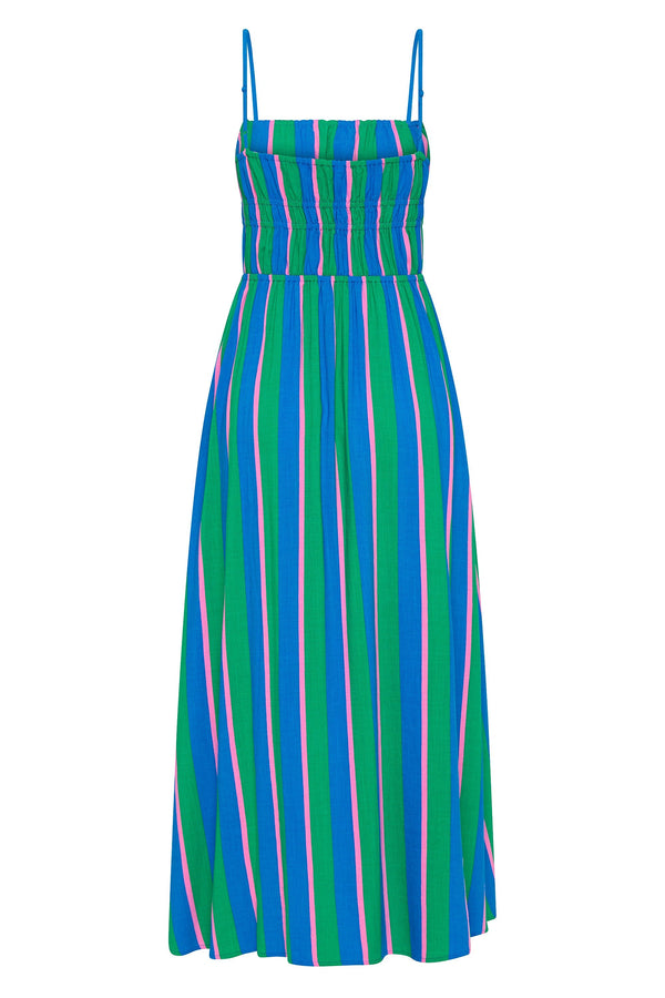 Gigi Dress In Peppermint Stripe