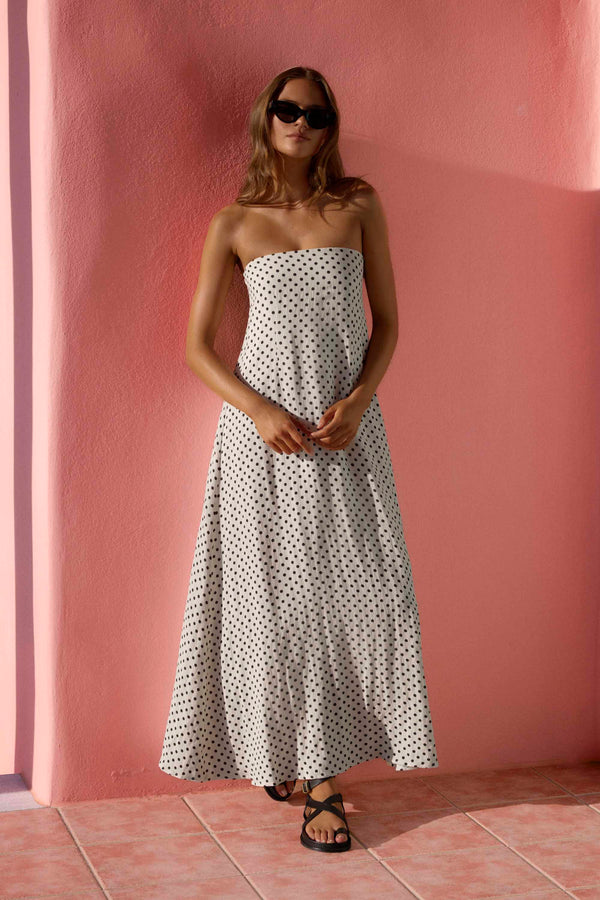 Gina Dress In Coco Spot