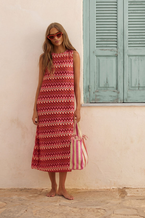 Goldy Dress In Kalani