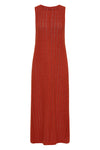 Goldy Dress In Rust