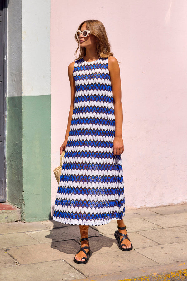 Goldy Dress In Topaz