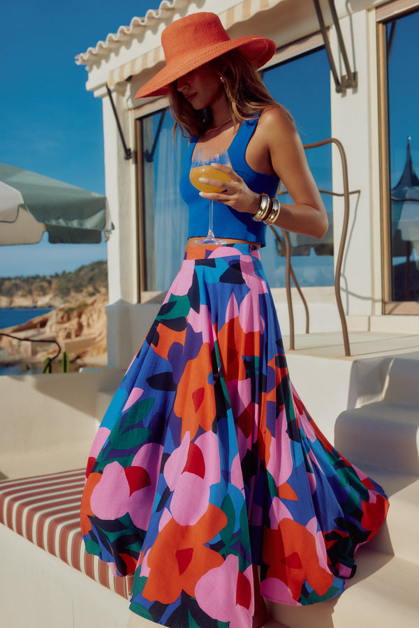 Betty Skirt In Acapulco Blue