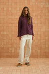 Harper Jumper In Eggplant