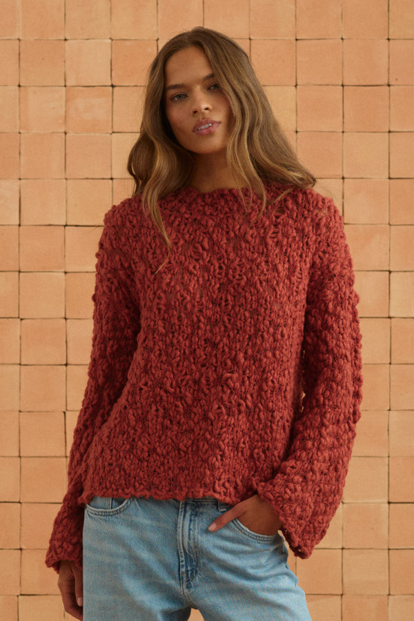 Harper Jumper In Rust