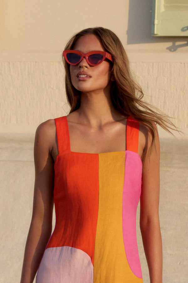 Babette Sunglasses In Rosso