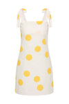 Hollie Tie Dress In Helios