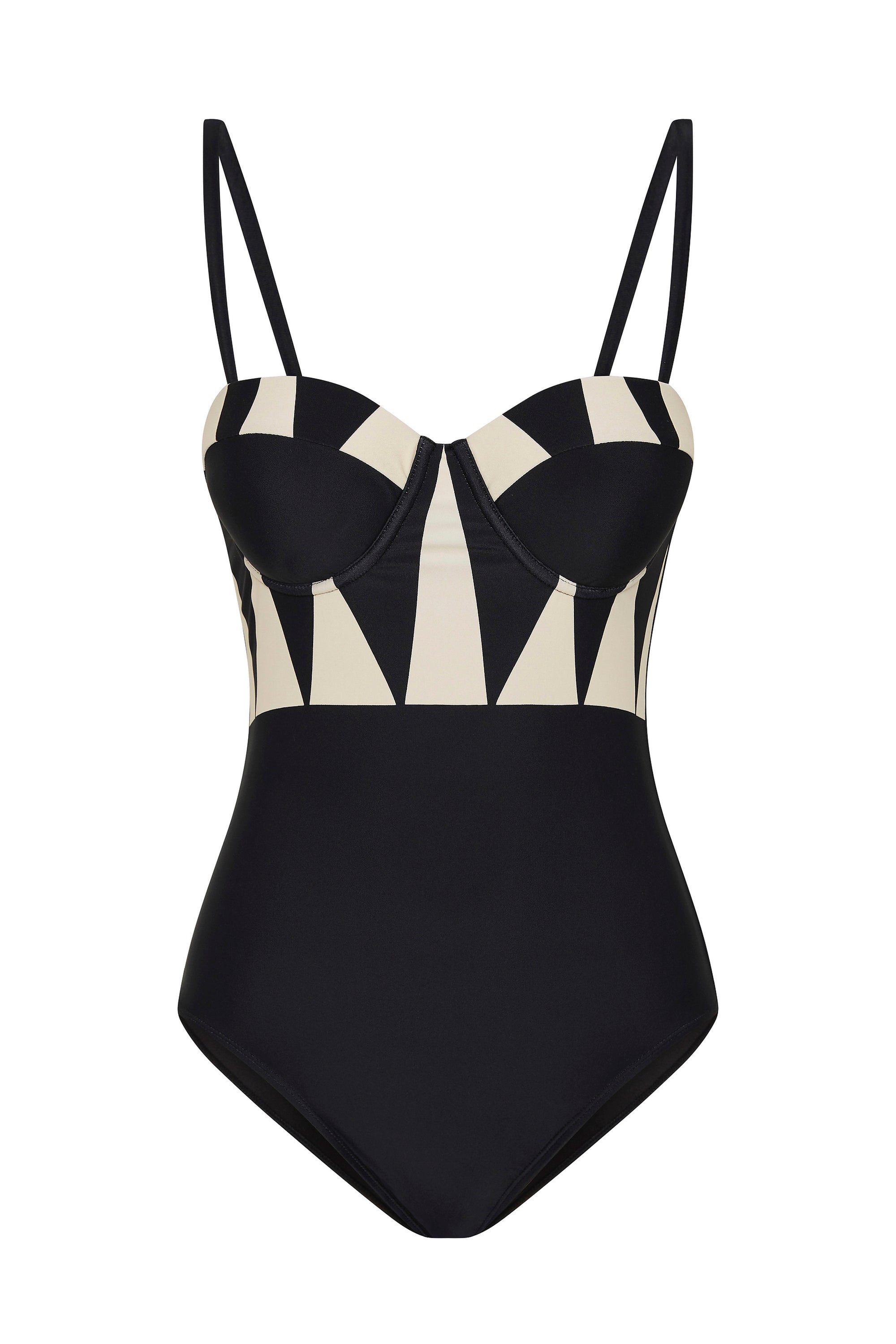 Honey One Piece In Noir Palm – Mister Zimi