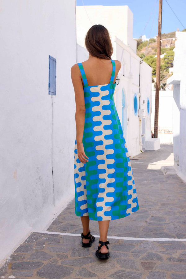 Iris Dress In Kyma