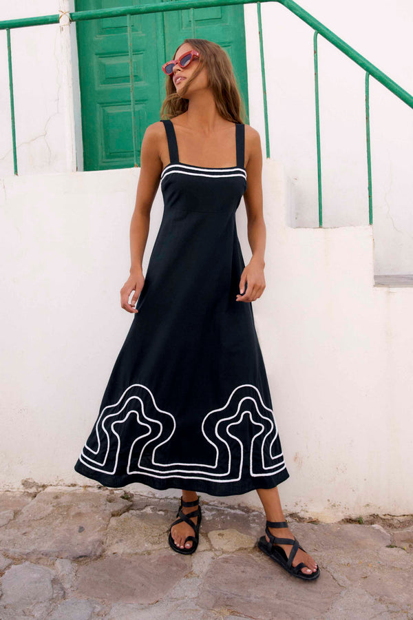 Iris Dress In Nero