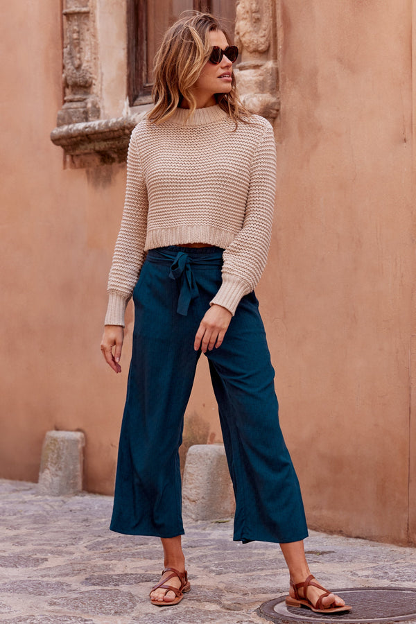 Maria Pants In Aegean Blue