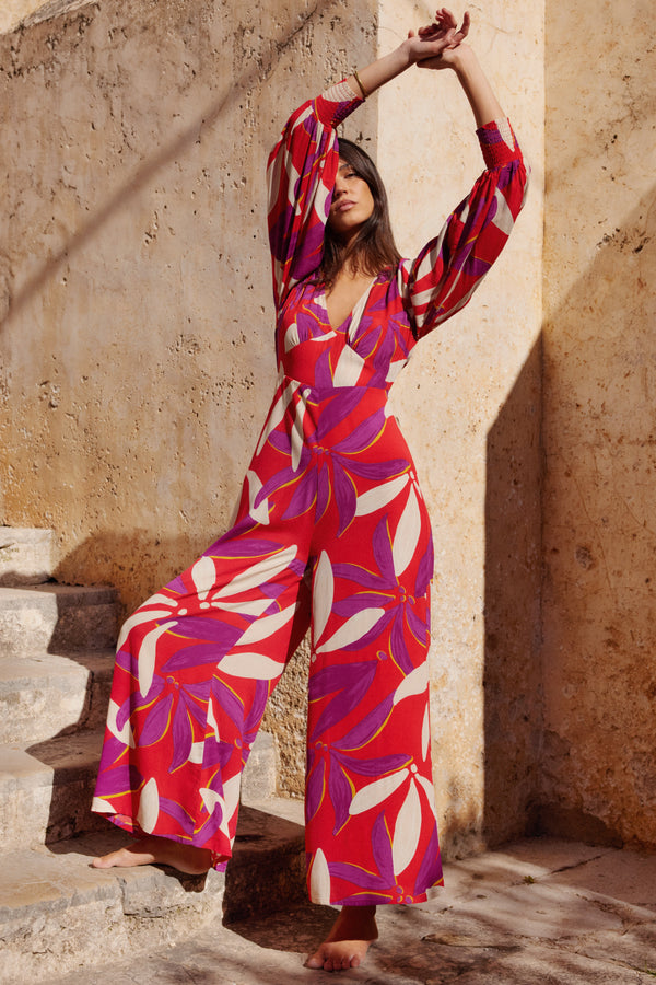 Jezebel Jumpsuit In Palma