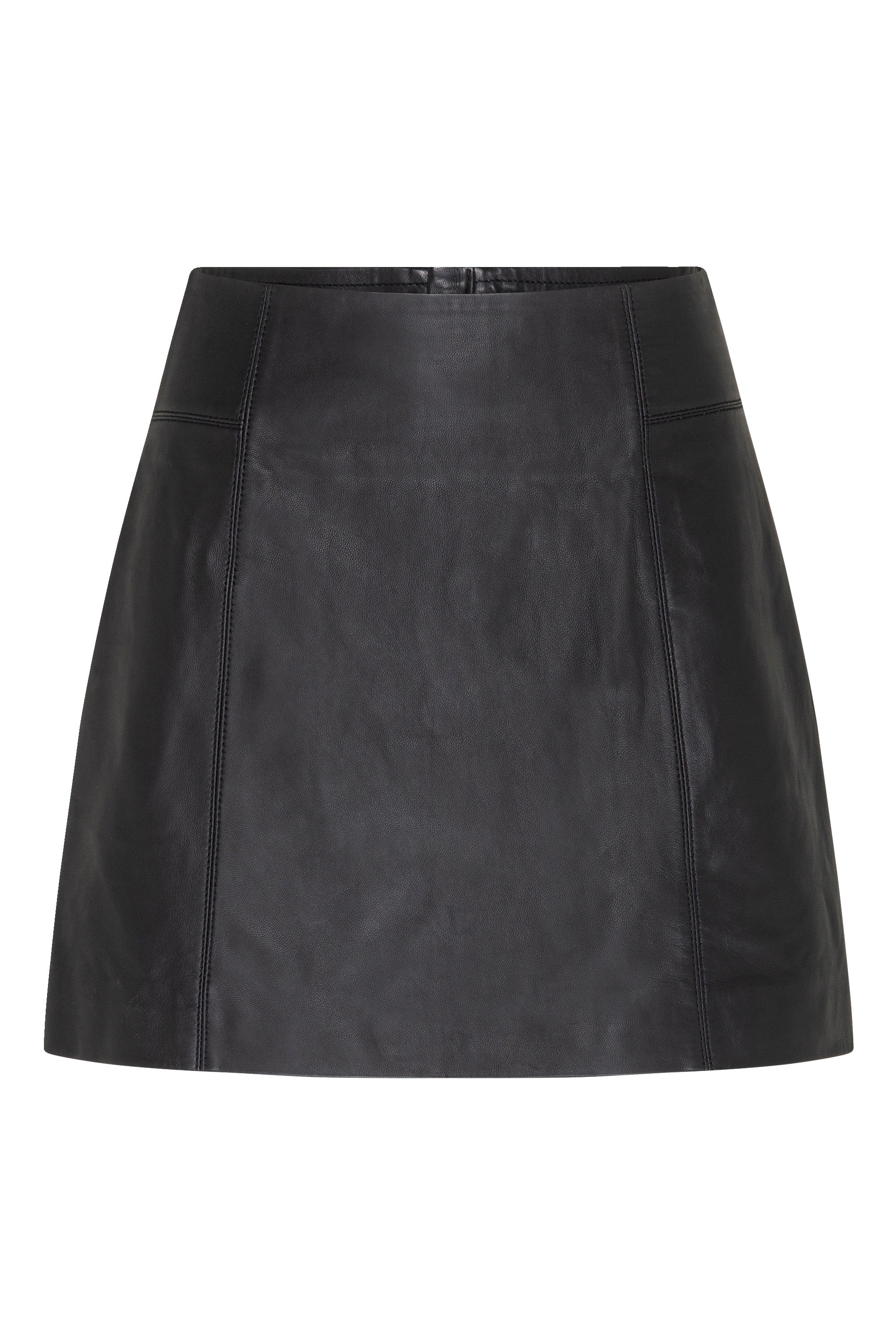 Jade Skirt In Black Leather – Mister Zimi