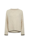 Jaz Knit Jumper In Macadamia