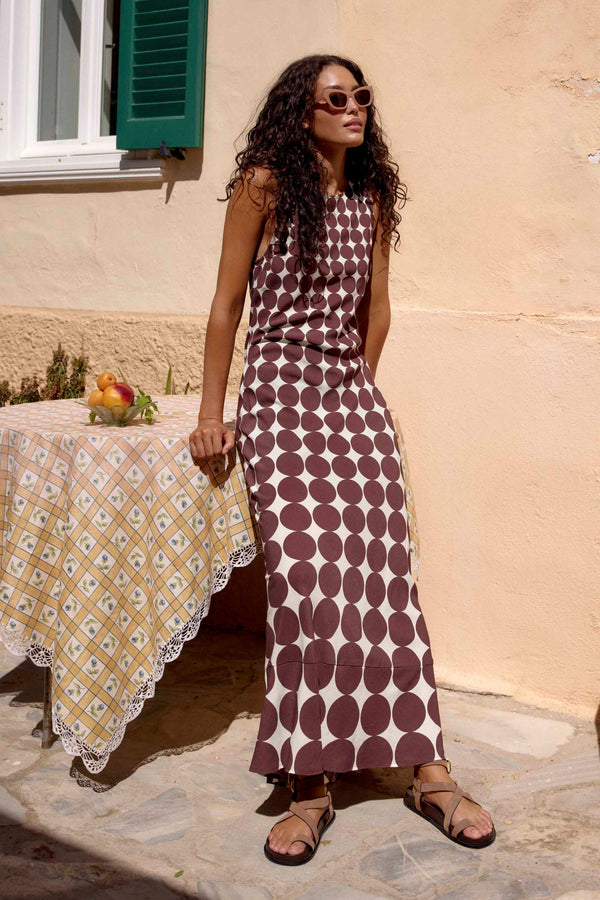 Lea Dress In Cocoa