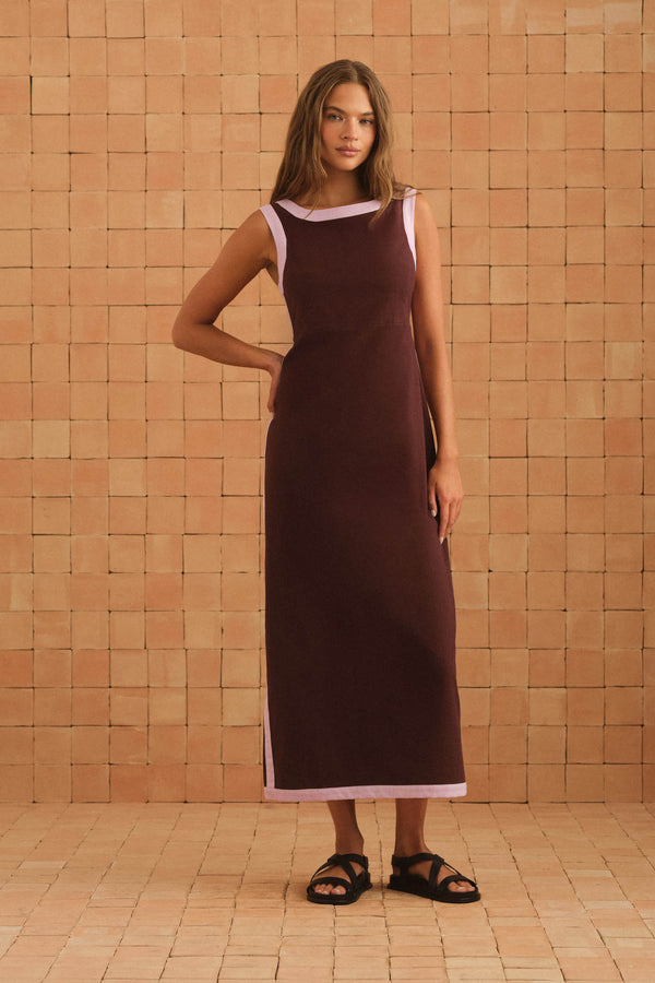 Liv Dress In Liquorice