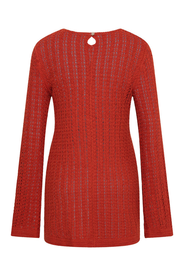 Lowen Dress In Rust