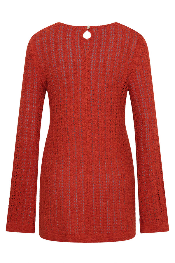 Lowen Dress In Rust