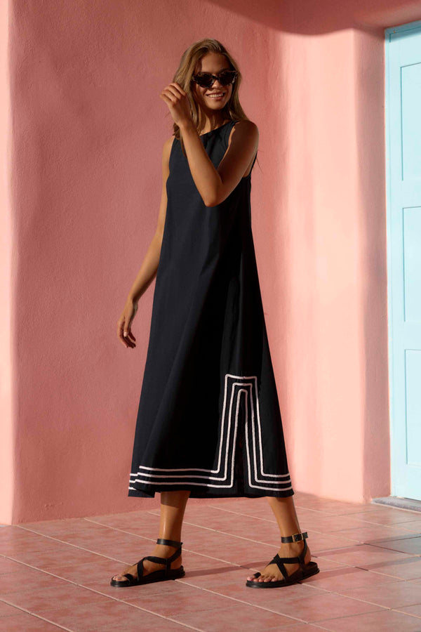 Margot Dress In Nero