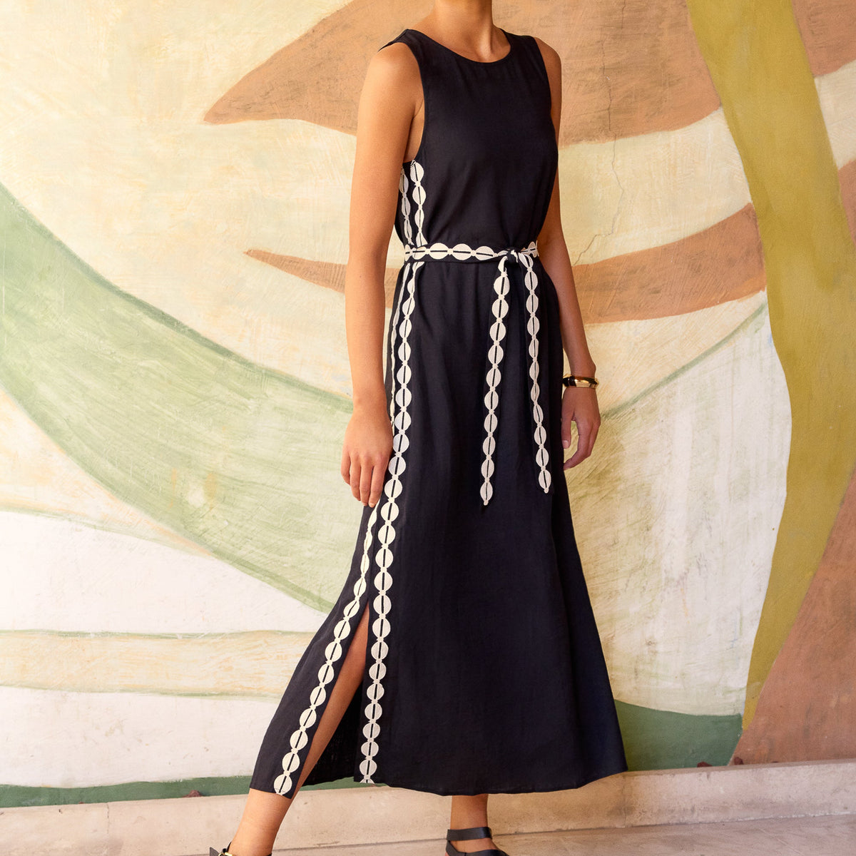 Margot Dress In Onyx