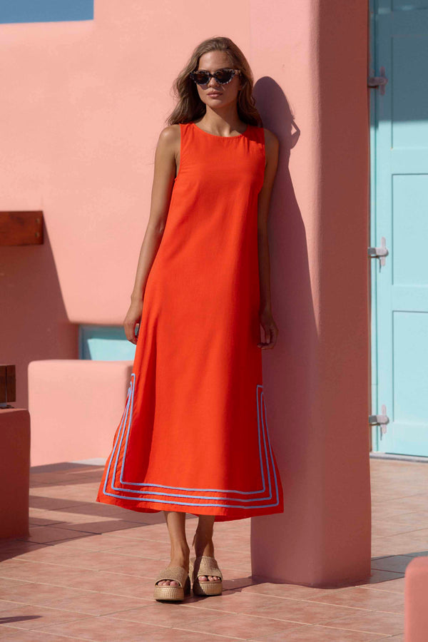 Margot Dress In Spritz
