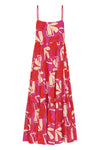 Mila Dress In Berry Lotus