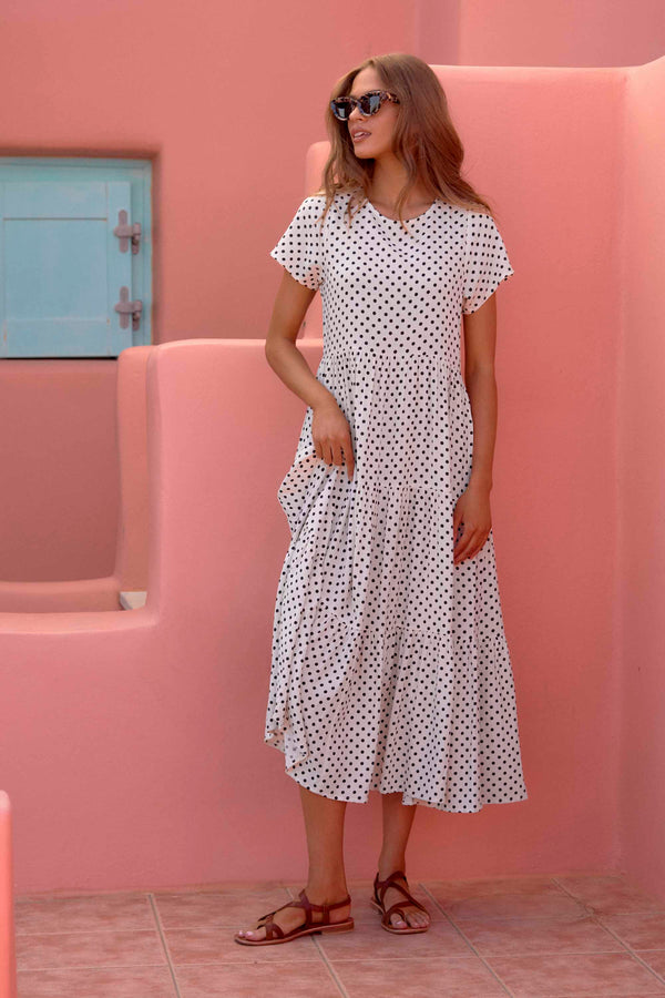 Mili Dress In Coco Spot