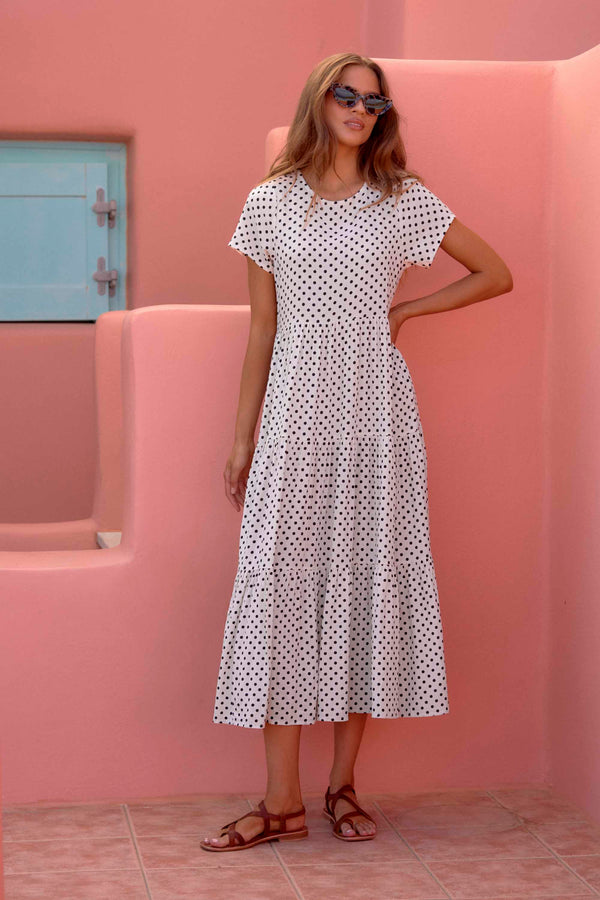 Mili Dress In Coco Spot