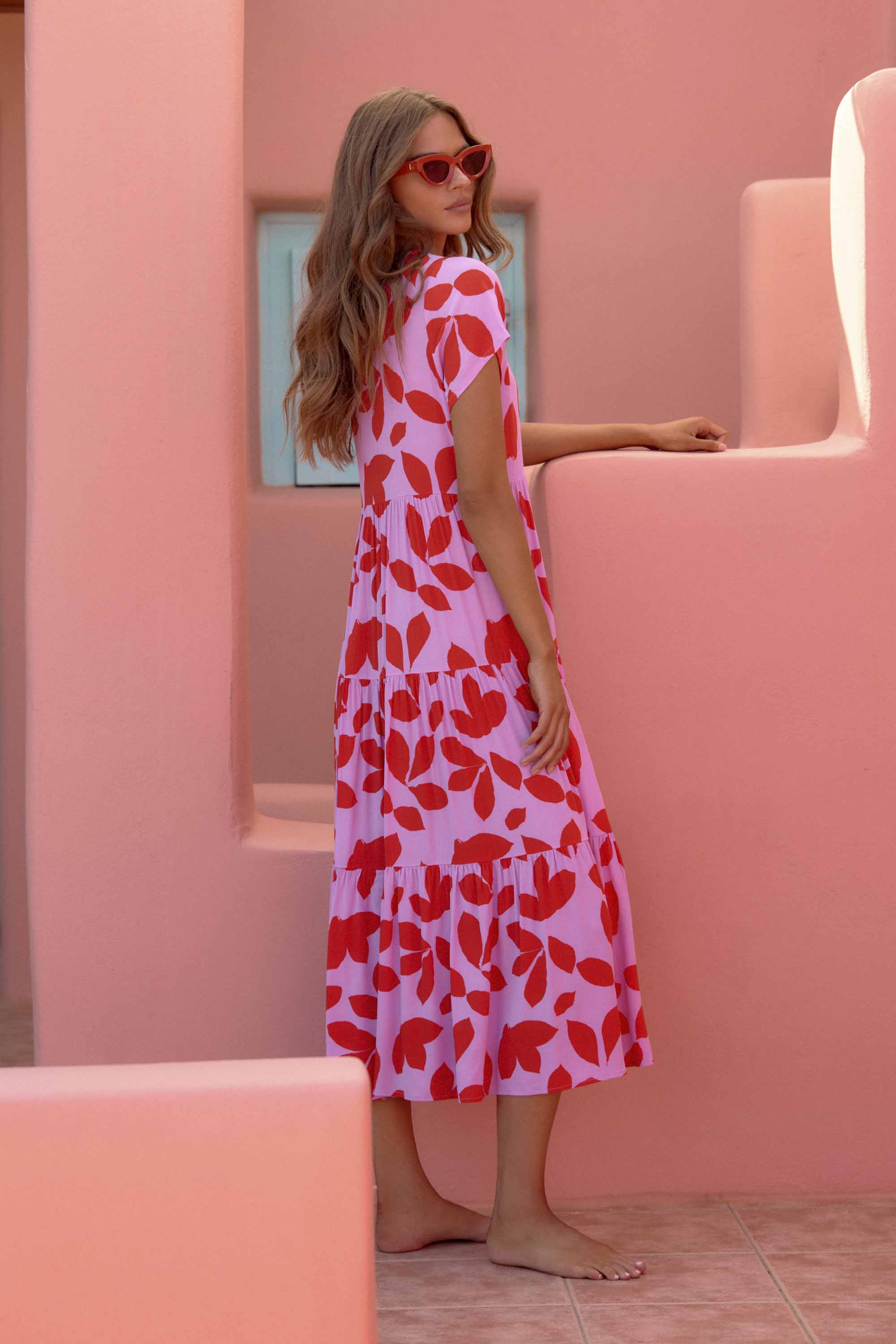 Mili Dress In Viva – Mister Zimi