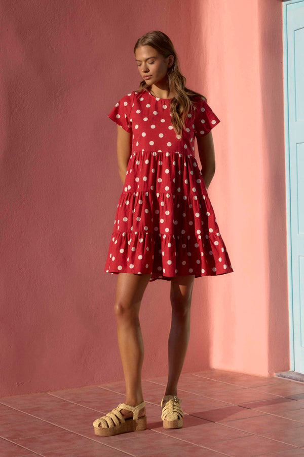 Mili Tall Dress In Chilli
