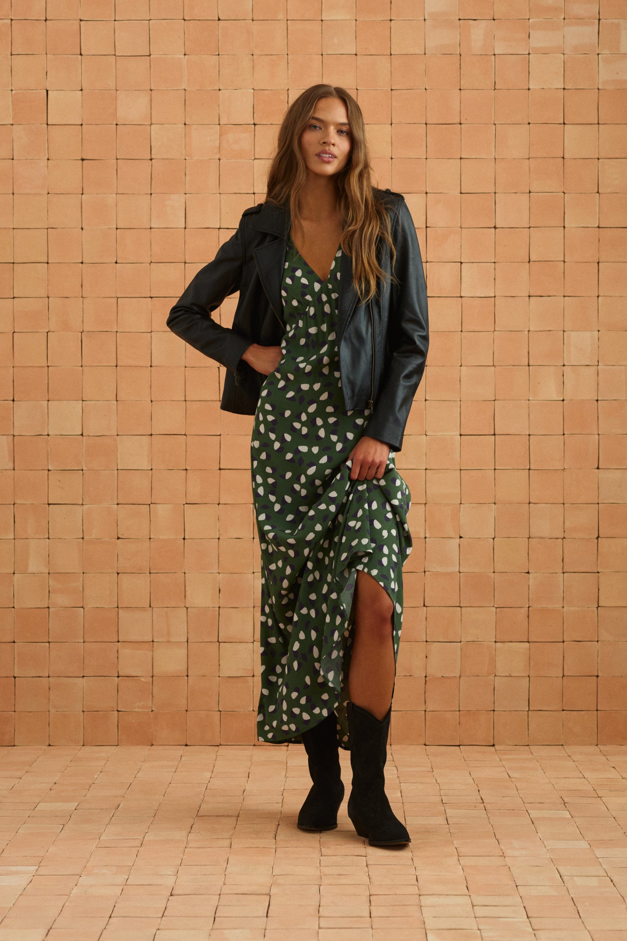 Miller Dress In Verbena | Mister Zimi