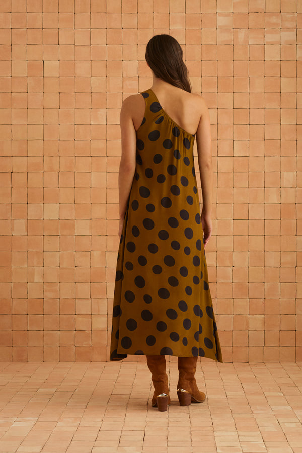Minka Dress In Ginger Spot
