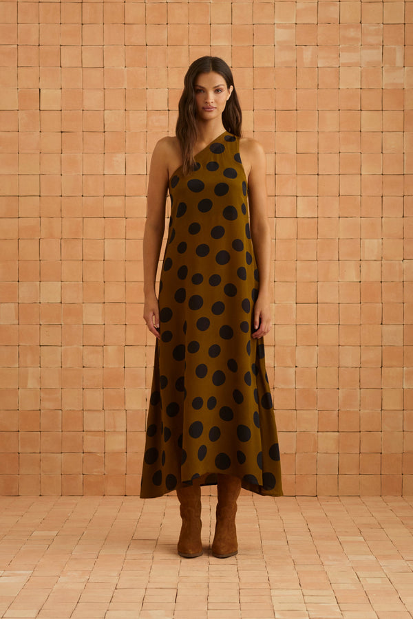 Minka Dress In Ginger Spot