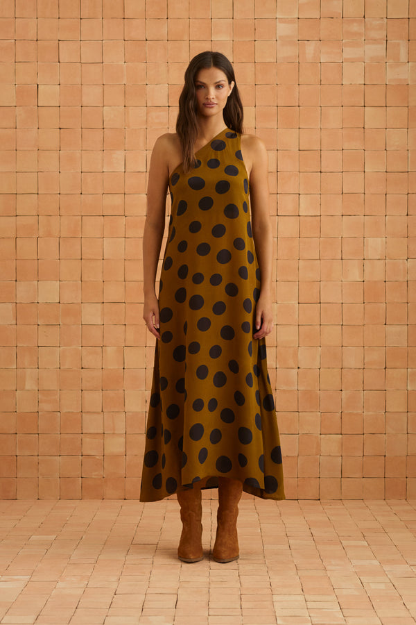 Minka Dress In Ginger Spot