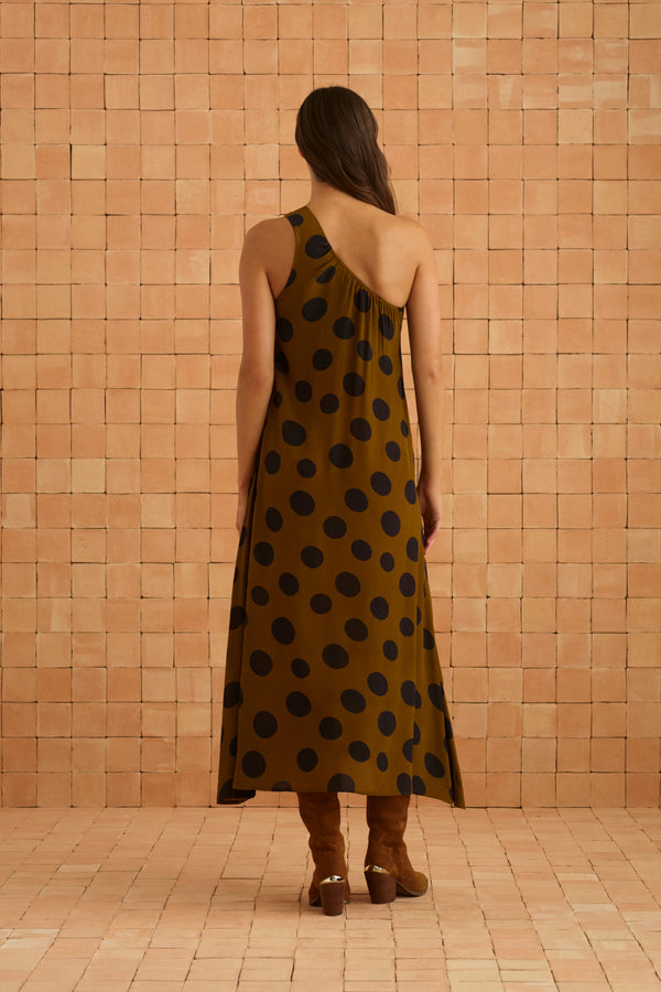 Minka Dress In Ginger Spot