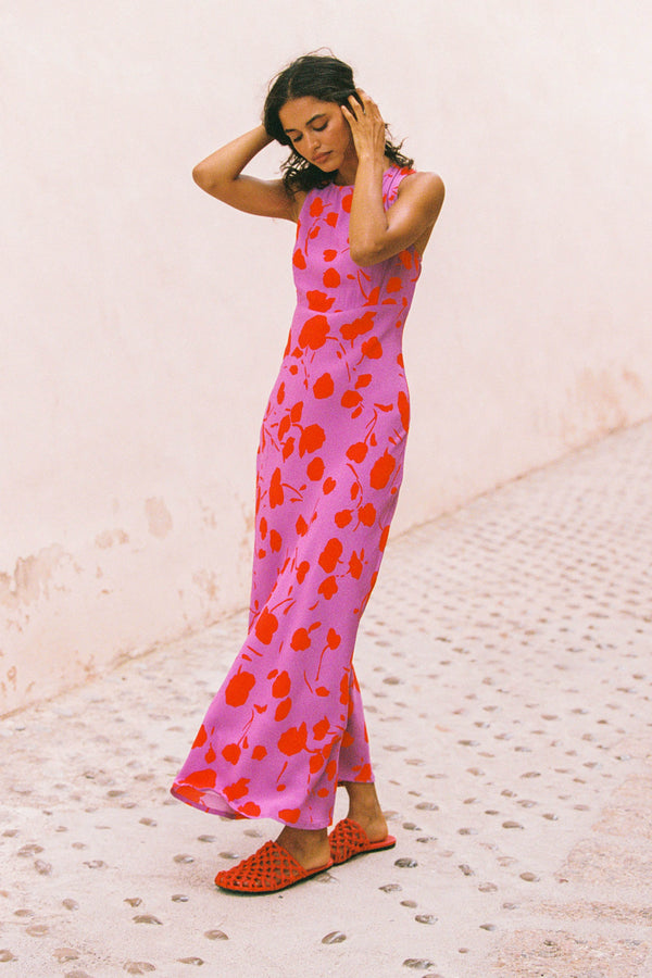 Misty Dress In Fuchsia