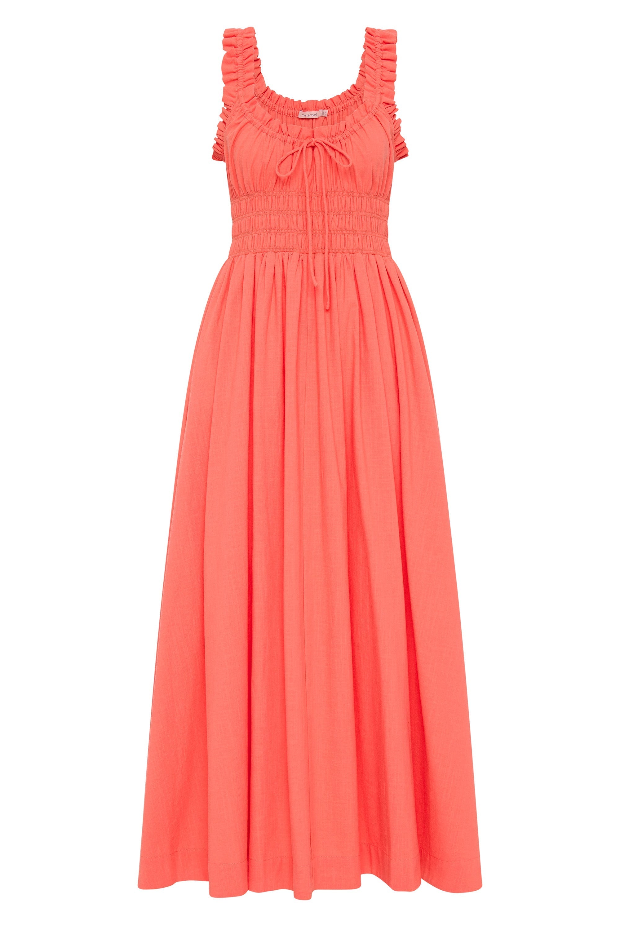 Molly Dress In Peach – Mister Zimi