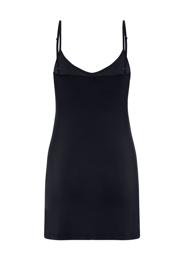 Naia Jersey Slip In Black