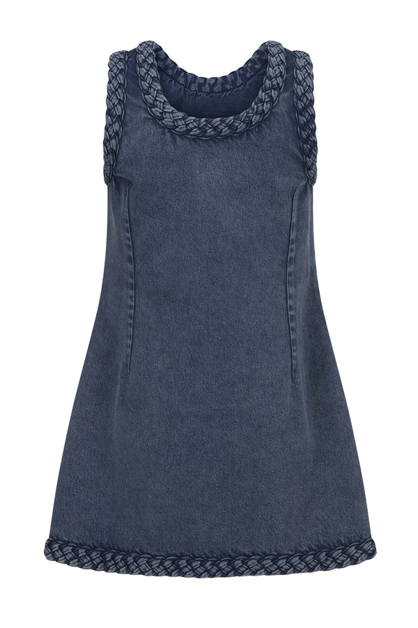 Nikita Dress In Indigo Denim
