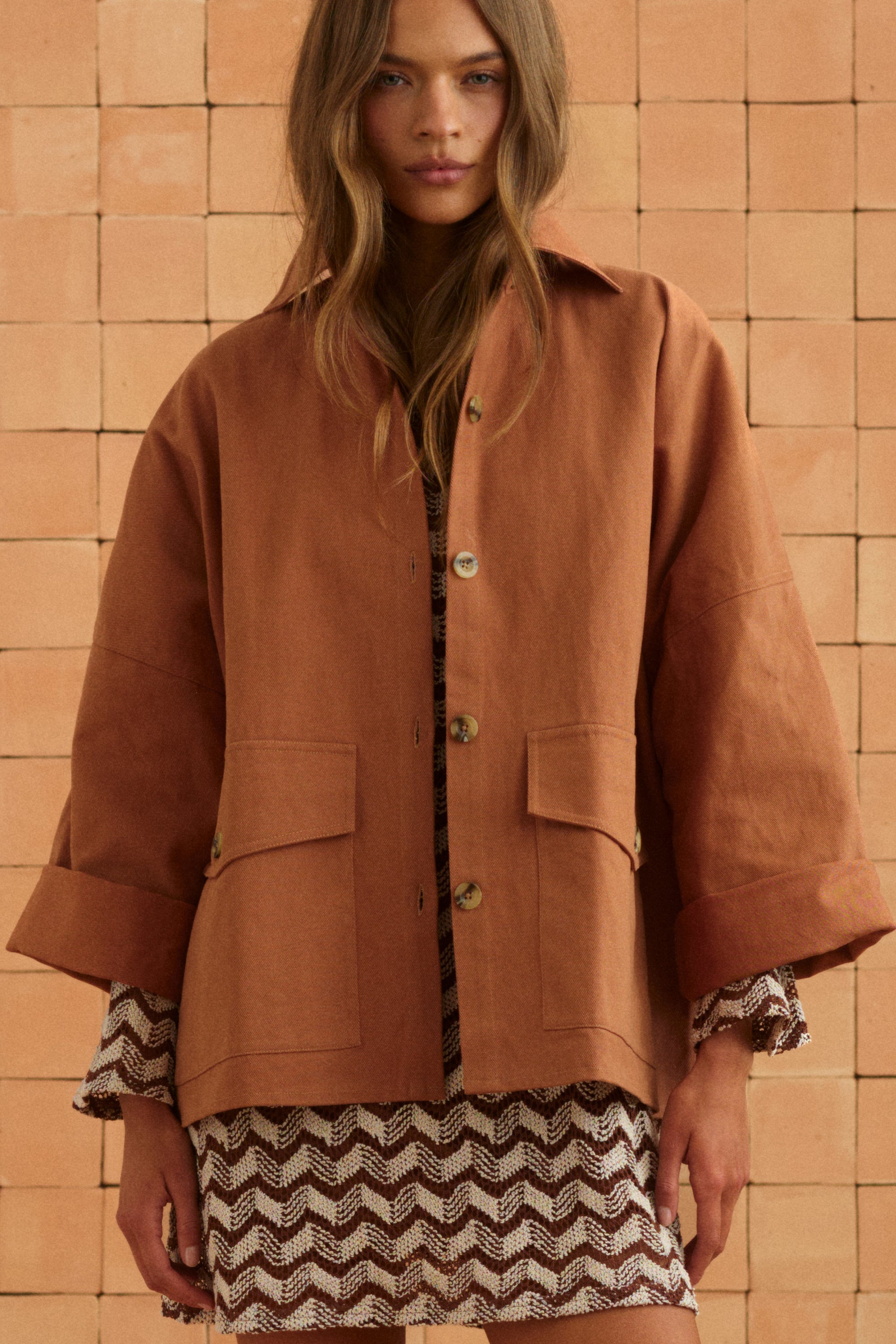 Paddington Jacket In Camello | Mister Zimi