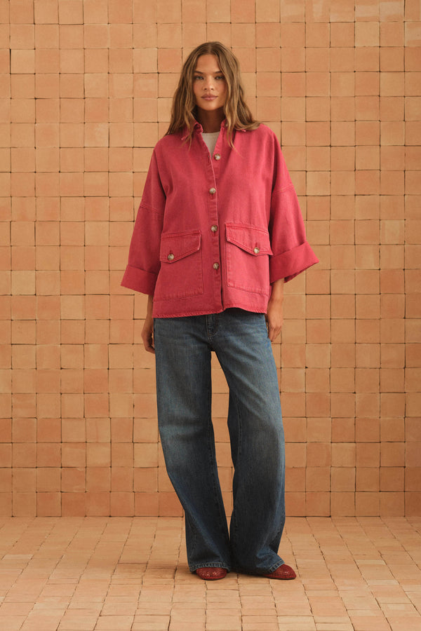 Paddington Jacket In Poppy Denim