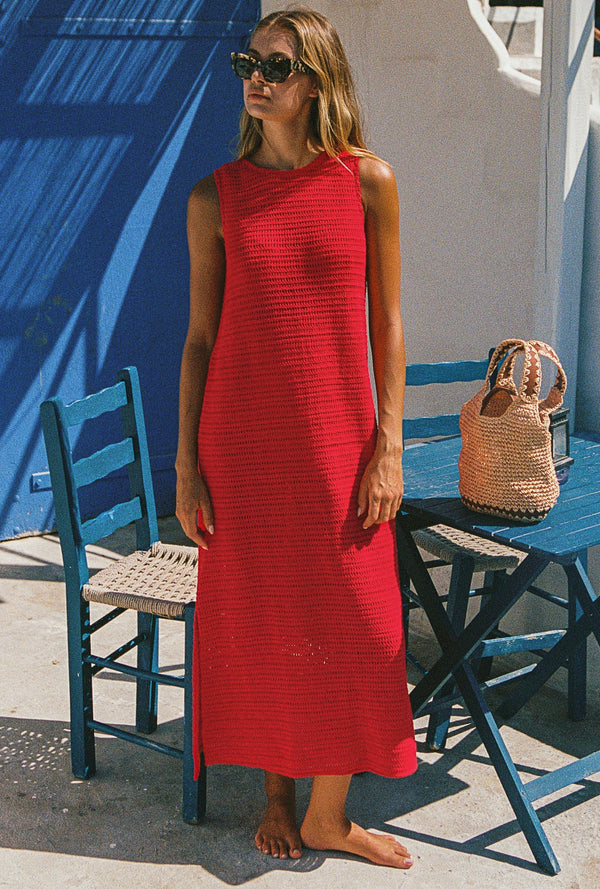 Paloma Dress In Poppy