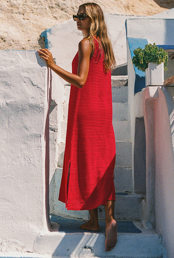 Paloma Dress In Poppy