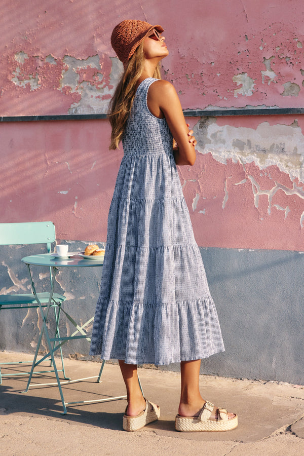 Paris Dress In Amalfi Stripe