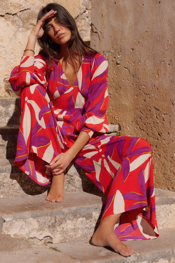 Jezebel Jumpsuit In Palma