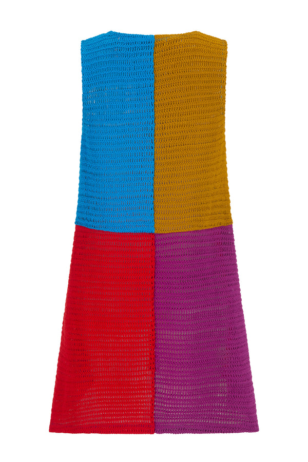Poolside Mini Dress In Tamarind