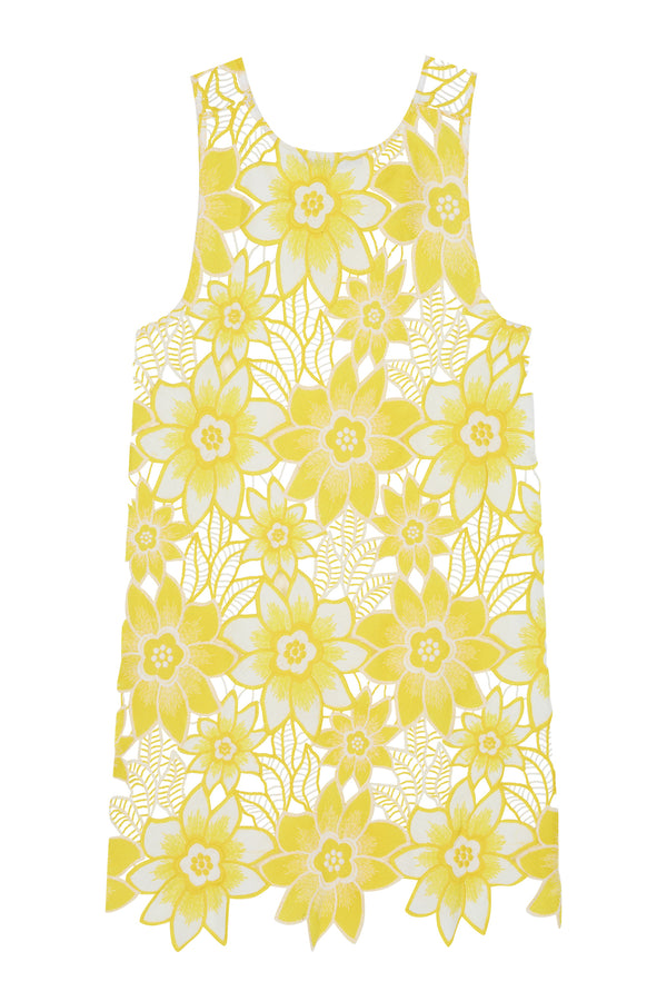 Poolside Mini Dress In Sunflower