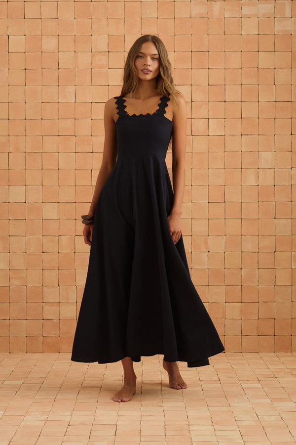 River Dress In Black