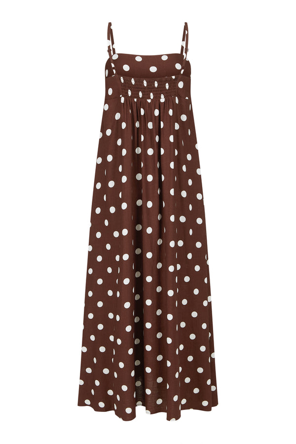 Rocio Dress In Cookies and Cream