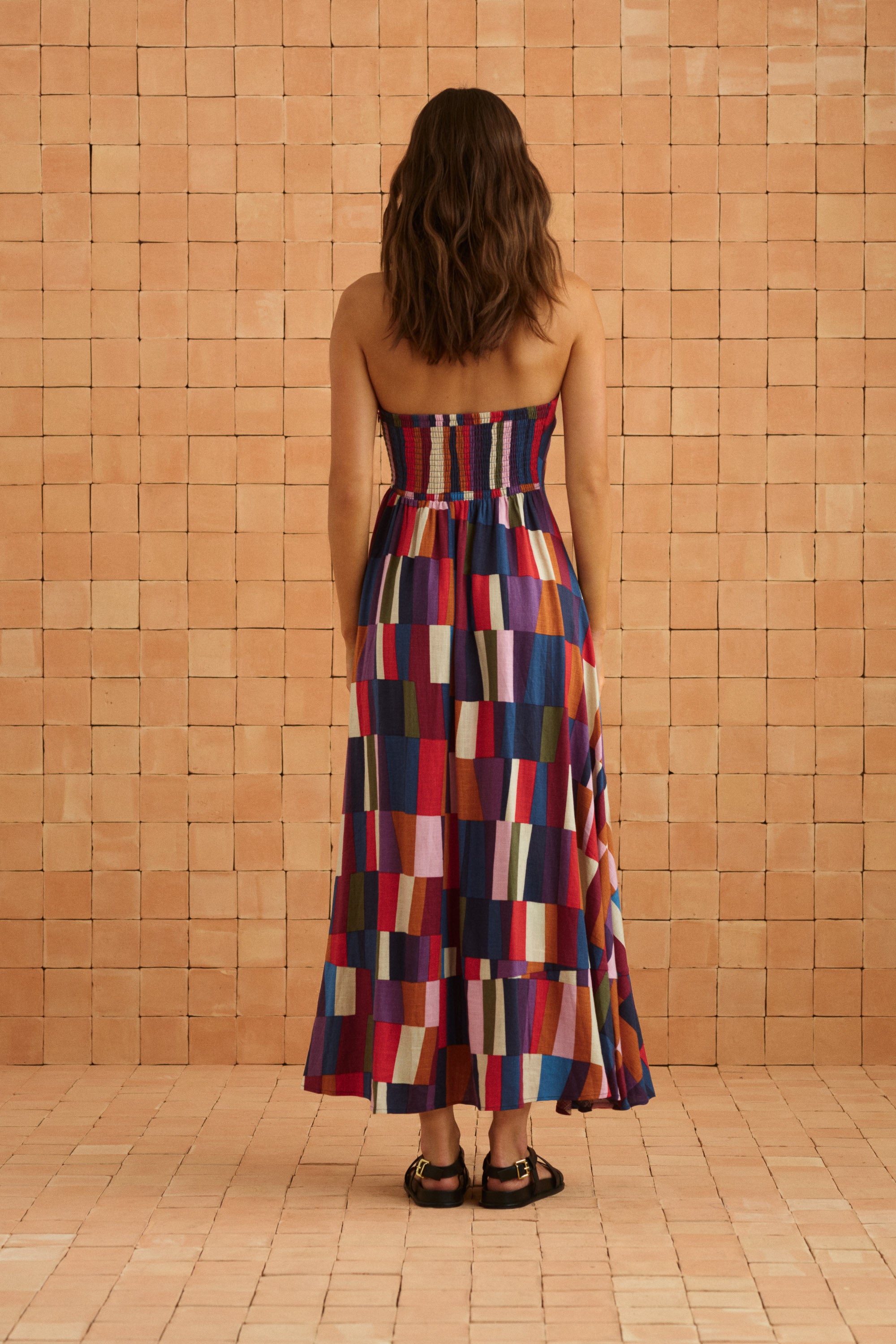 Solana Dress In Forget Me Not – Mister Zimi