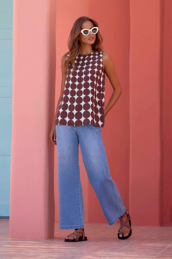 Talitha Top In Cocoa